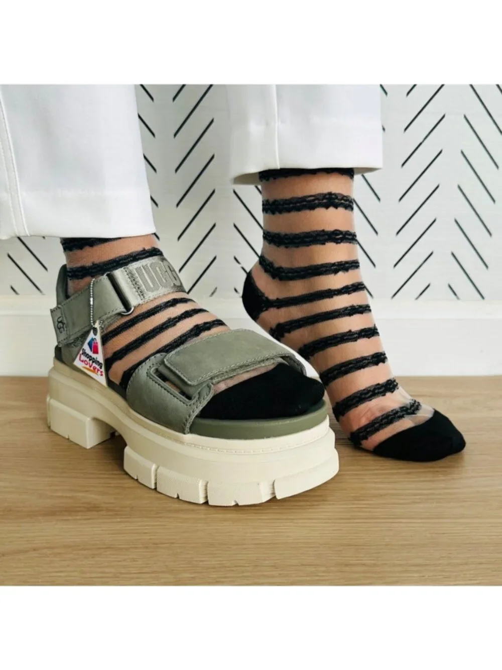 ⭐New Women Socks 5 Pairs Transparent Silk Elastic Mesh Elegant Multi design Fun⭐